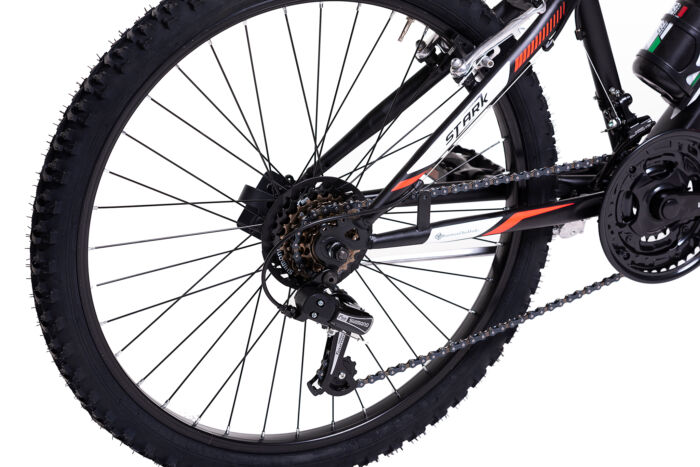 SCOUT 24 MTB ALU NERO ARANCIO - immagine 2